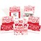 Big Dot of Happiness Assorted Happy Valentine's Day - Valentine Hearts Party Money and Gift Card Holders - Set of 8